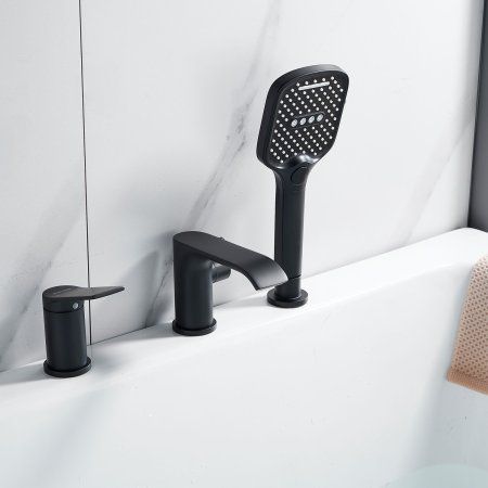 Смеситель для ванны Shevanik S4TA11NK2HYE, Черный