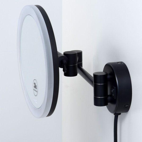 Косметическое зеркало WasserKRAFT Elbe K-7200 1004BLACK, черный