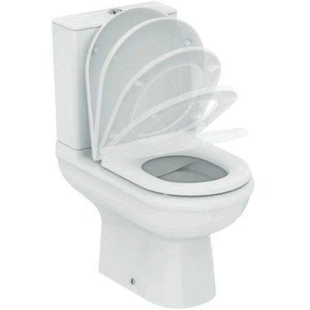 Унитаз-компакт напольный Ideal Standard Exacto Rimless 365х625х780 безободковый сиденье микролифт (R038201)