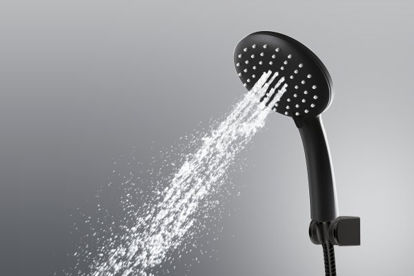 Душевая лейка SANCOS Lotus, диаметр 115 мм, 3 режима, цвет черный матовый,  SC6003MB