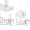 Унитаз подвесной Duravit Starck 3 2226590000
