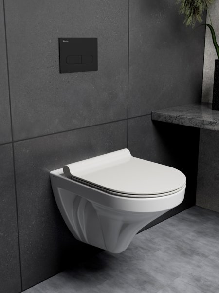 Клавиша смыва Knotlor BIS101BL, черный