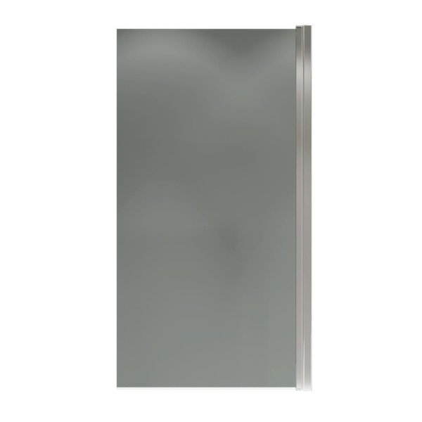 Шторка на ванну распашная Terminus Ното 150х70 тонированная, хром