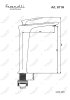 Смеситель для раковины Feramolli BL671H, черный