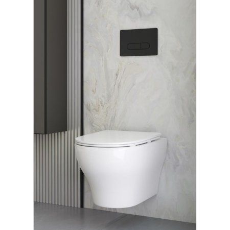 Унитаз подвесной Boheme Fiore 978-SET-MW белый матовый