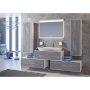 Мебель для ванной Aqwella Genesis GEN0110MG 100 миллениум серый