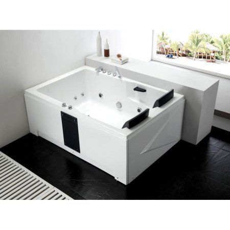 Акриловая ванна Gemy G9061 B L с гидромассажем