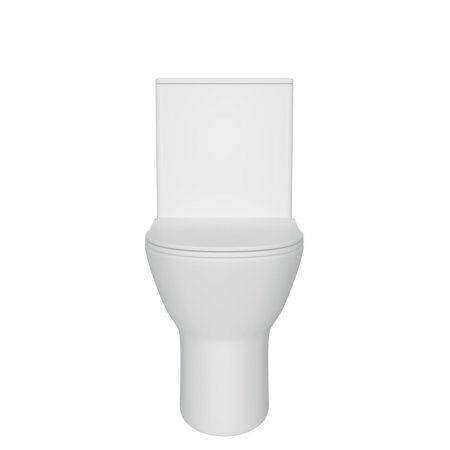 Унитаз напольный Teymi Ritta безободковый, сиденье микролифт T40803