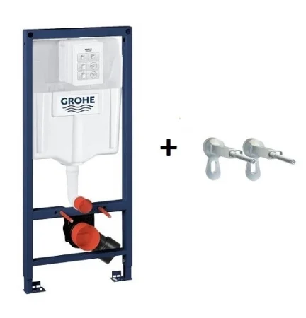 Система инсталляции для унитазов Grohe Rapid SL 1000046 5 в 1 c звукоизоляционным комплектом и редуктором потока воды