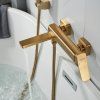 Смеситель для ванны Shevanik S9VP95MD2GMW, Золотой сатин