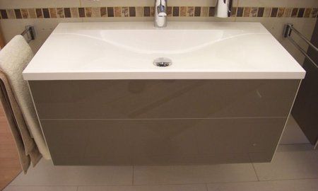 Тумба с раковиной Keuco Royal Reflex 34070140000 100 трюфель