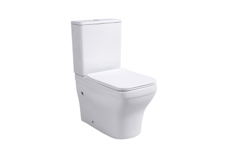 Унитаз напольный безободковый с бачком AQUATEK АМАДЕО AQ2914-00, 635*385*820 мм,  с микролифтом