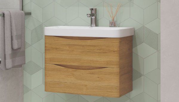 Тумба подвесная Velvex Clay 70.2Y, дуб верона (tp.CLA.9595.70.2Y дуб верона)