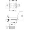 Крышка-сиденье Duravit DuraStyle SensoWash 610200002000300 микролифт
