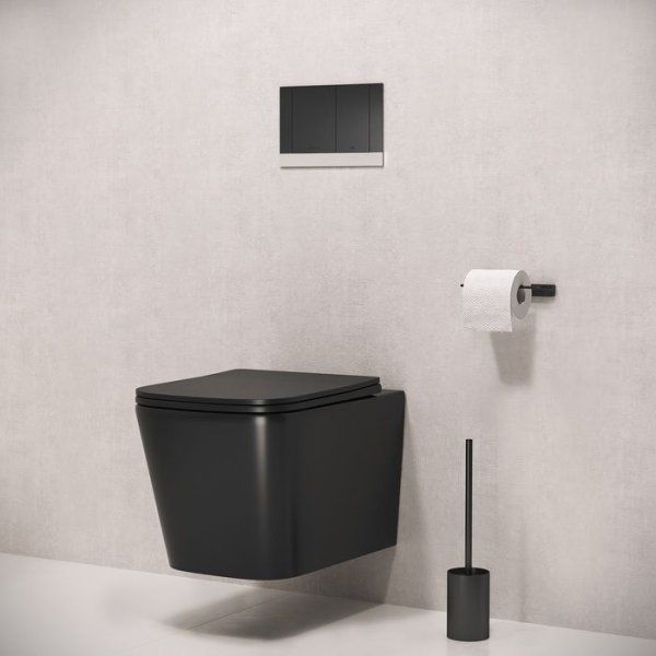 Клавиша смыва IDDIS Unifix механическая, черный матовый (UNMKISYH1MRYBiXC77KJ)