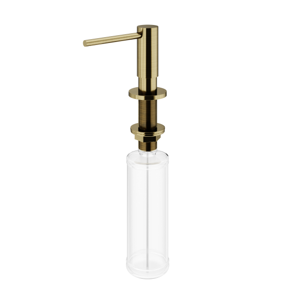 Дозатор для кухонной мойки Sancos, объем 500 мл, цвет брашированное золото,  SC40100BG