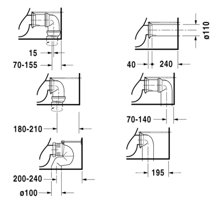 Унитаз-компакт Duravit 2ND Floor 21060900001-WG