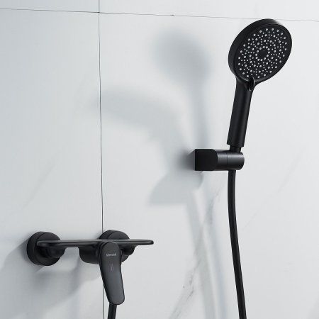 Смеситель  для душа Shevanik S4OR71TI6HSG, Черный