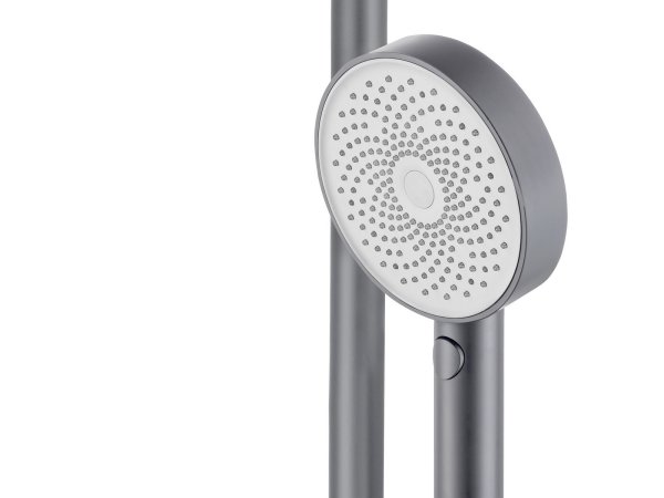 AQ2031BGM ВЕГА душевой гарнитур 3jet 73см Aquatek, оружейная сталь