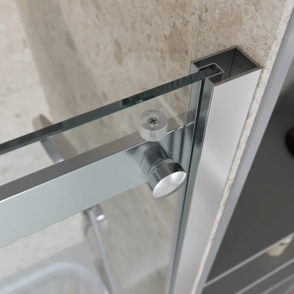 Душевая дверь BelBagno Marino MARINO-2-BF-1-130-C-CR 130 см, профиль хром, стекло прозрачное