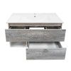 Тумба-умывальник COMFORTY "Турин-75" дуб бежевый с раковиной COMFORTY 75E
