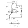 Смеситель Grohe Blue Pure 31724000 для кухонной мойки