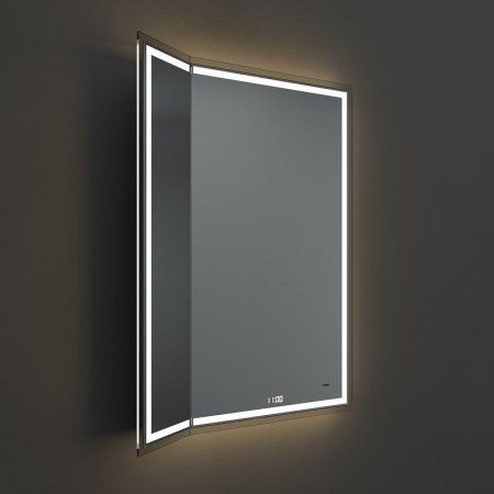 Зеркало Kerama Marazzi Tecno TE.M.mi.65  65х85 с поворотной дверцей и подсветкой