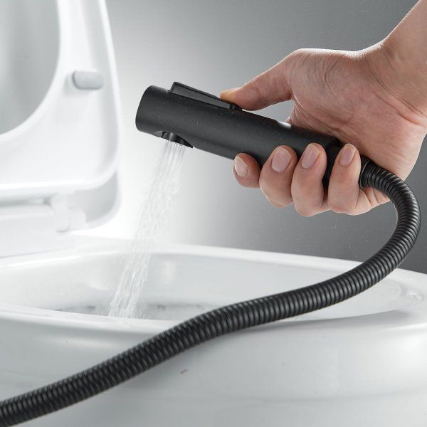 Гигиенический душ Shevanik S9605H-1 со смесителем черный