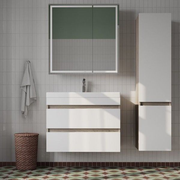 Шкаф-зеркало с подсветкой, 80 см, Zodiac, IDDIS, (ZOCVD8IY00JU0iZJ99XF)