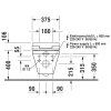 Унитаз подвесной Duravit  DuraStyle 2542590000+611200002000300  микролифт