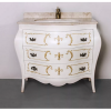 Тумба с раковиной Tiffany World 7231 decoro Schubert/br 95 бежевый