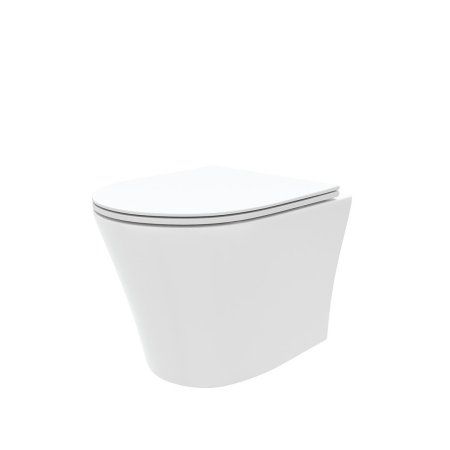 Унитаз подвесной Teymi Ellie безободковый, сиденье микролифт T40802