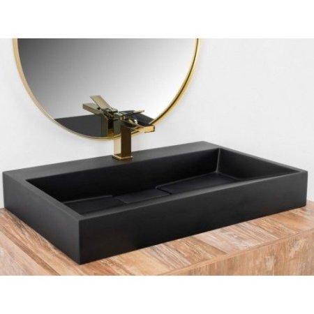 Умывальник Rea Goya Black U8802 черный