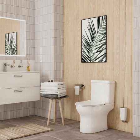 Унитаз-компакт IDDIS Drum безободковый (DRVXU2EWDSAIEiVS24UE)