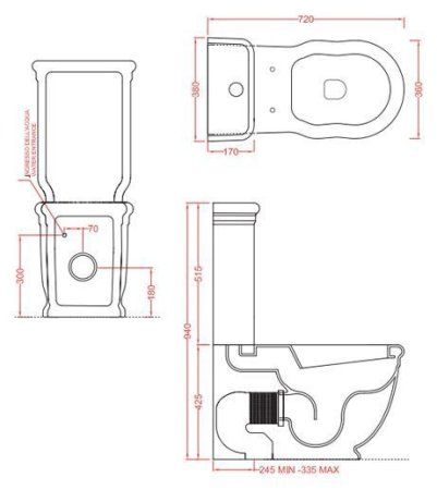 Унитаз-компакт ArtCeram Hermitage HEC009 01;00 белый глянцевый