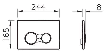 Комплект VitrA Zentrum 9012B003-7206 4 в 1 с микролифтом