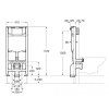 Инсталляция для подвесного унитаза Roca Duplo One WC 890070020