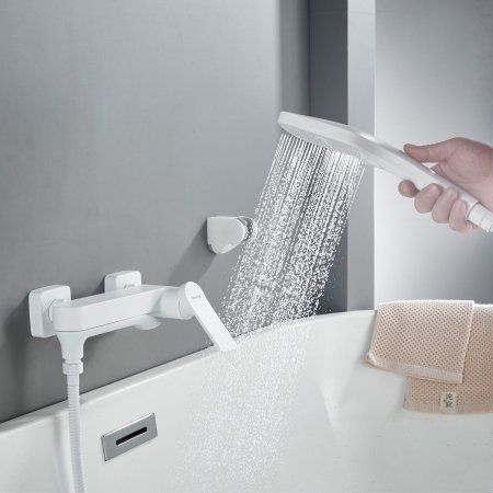 Смеситель для ванны Shevanik S4JL10EY2CAS, белый