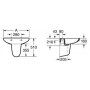 Полупьедестал для раковины Roca Meridian 337241000