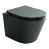 Унитаз подвесной Ceramica Nova Balearica CN6000MDH антрацит матовый темный