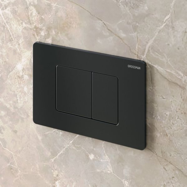 Кнопка смыва Grossman Classic 700.K31.04.21M.21M чёрный матовый
