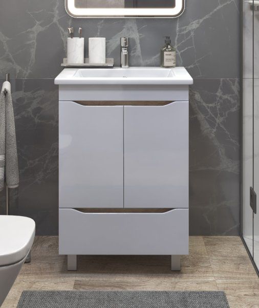 Тумба VIGO Grani 600-2-1 (Элина) дуб золотой (tn.GRI.ELI.60.2D.1Y дуб золотой)