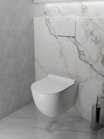 Клавиша смыва Knotlor BIS102WY, белый