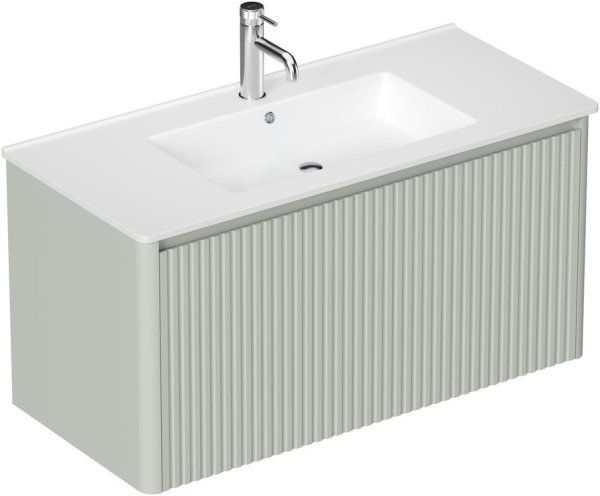 Тумба под раковину Allen Brau Gravity 100 1.370018.PWM папирус матовый