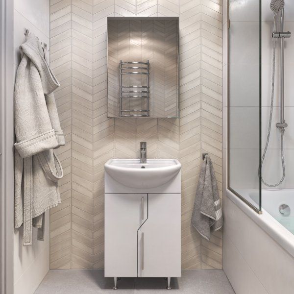 Шкаф VIGO навесной Grand 500 с зеркалом (zsh.GRA.50)