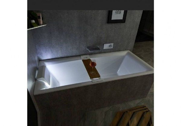 Ванна акриловая Riho Still Square BR0200500K00131 170x75 L светодиоды и подголовник слева