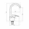 Смеситель для кухни  PLSTART (PL4105-8)