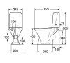 Унитаз-компакт Gustavsberg Basic 392, 3/6 л.