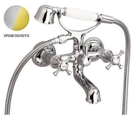 Смеситель Ideal Standard Reflection B9657LS для ванны с душем, хром/золото