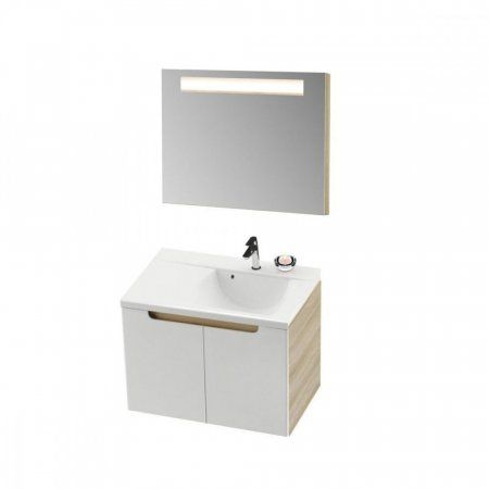 Мебель для ванной Ravak Classic SDD 800 X000001095 R подвесная, латте/белая
